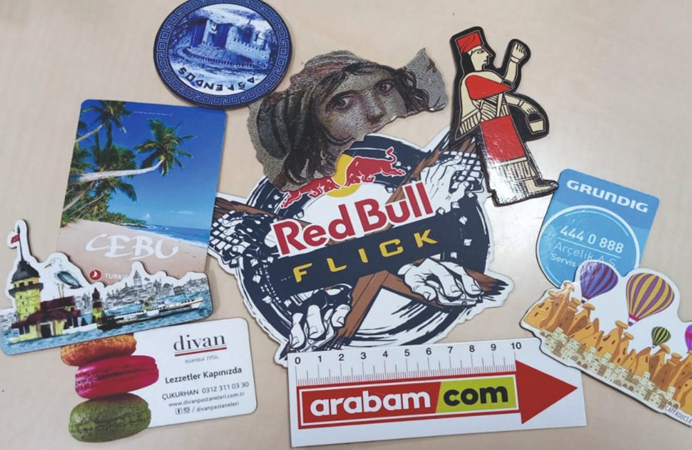Promotional magnet usage areas